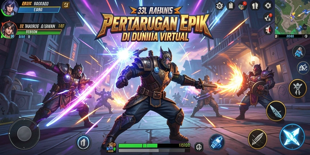 Gameplay seru dalam 33L dengan pertarungan yang intens.