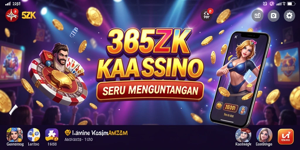 Tampilan gameplay seru di 365ZK dengan kemenangan yang menguntungkan.