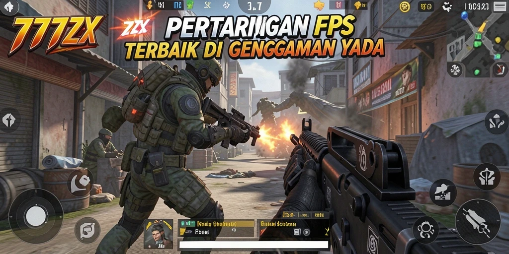 Tampilan seru dari pertandingan FPS di 777ZX.