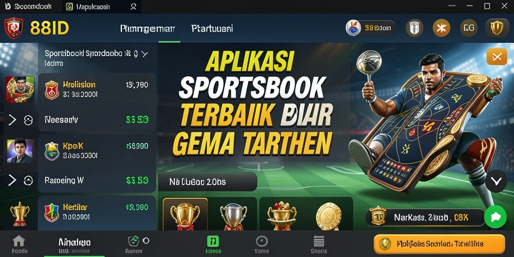 Tampilan antarmuka yang menarik dan interaktif dari 88ID.