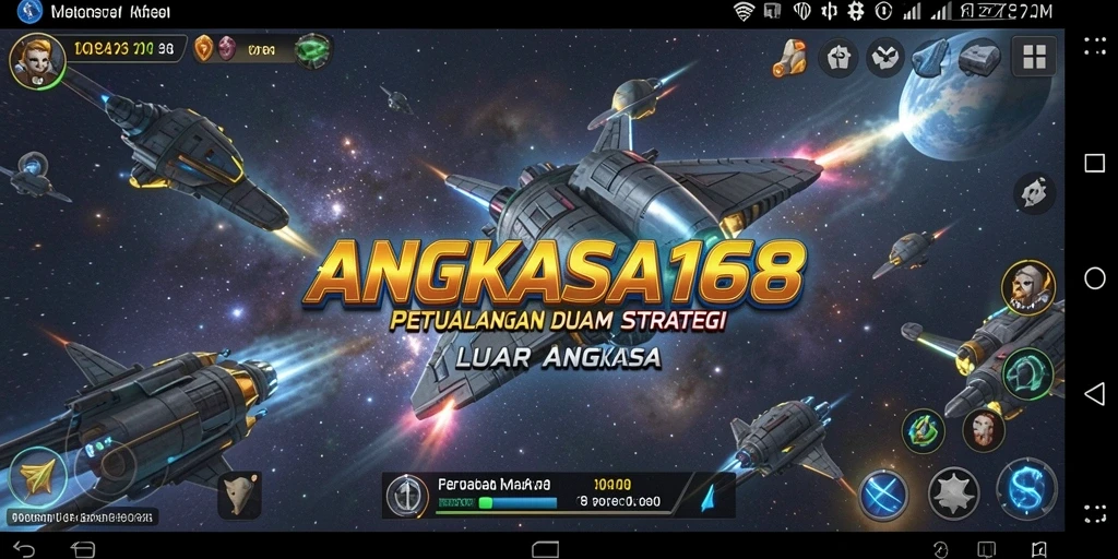 Tampilan gameplay menegangkan dalam ANGKASA168 yang penuh strategi.