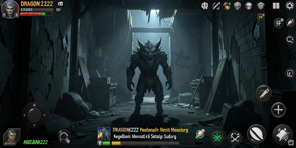 Tampilan gameplay DRAGON222 yang menyeramkan dan penuh ketegangan.