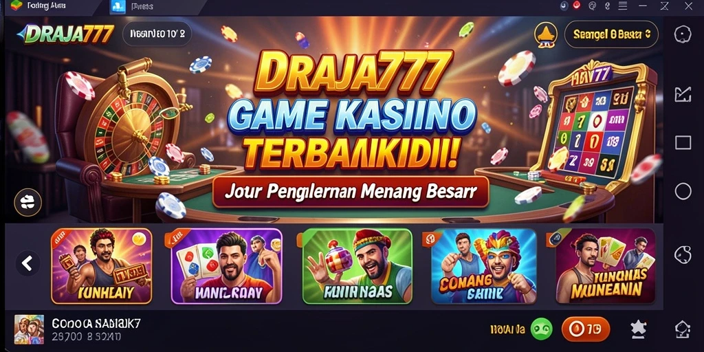Tampilan menarik dari permainan Kasino DRAJA777 yang menegangkan.