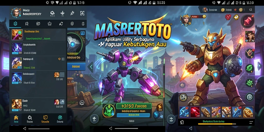 Tampilan antarmuka utama MASRERTOTO yang sederhana dan fungsional.
