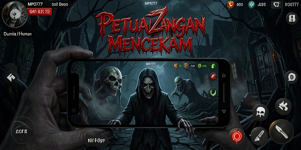 Screenshot MPO777 menampilkan suasana mencekam dari gameplay