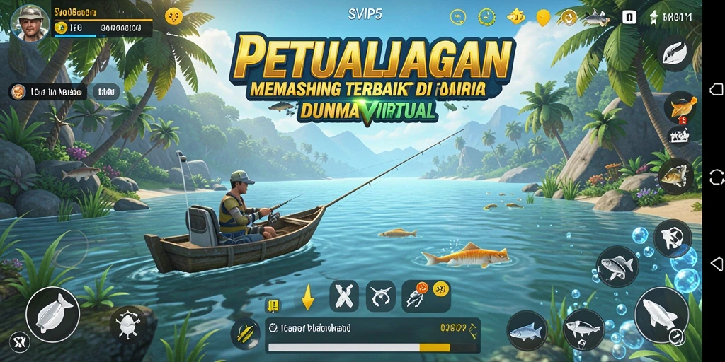 Tangkapan ikan raksasa dalam gameplay menarik SVIP5.