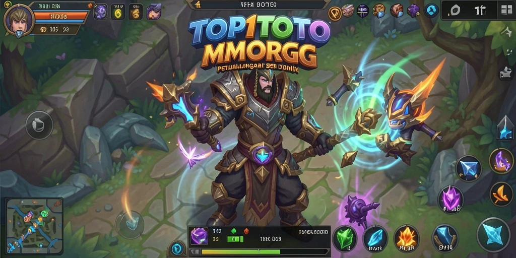 Gameplay menarik dalam dunia RPG yang penuh petualangan.