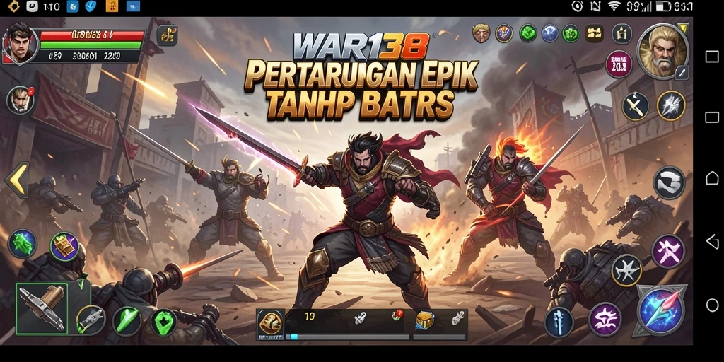 Tampilan seru dari pertarungan epik dalam WAR138.